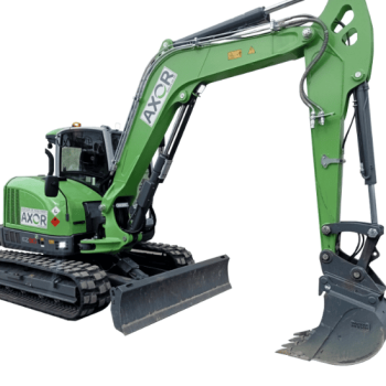 miniexcavadora 8000 kg orugas axor rentals